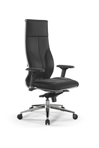 Кресло для руководителя Метта Samurai B1-11D - Infinity /Kc06/Wm06/D04P(M06.B32.G11.W03) (Черный)