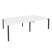 Рабочая станция на П-образном м/к Onix O.MP-D.RS-4.3.8 2760x1635x750 (Тиквуд Темный/Белый Металл)
