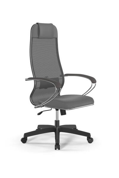 Кресло для руководителя Метта Sit 10 B1-115K - X2+Extra /Um00/Wm12/K1cL(M09.B02.G15.W01) (Серый)