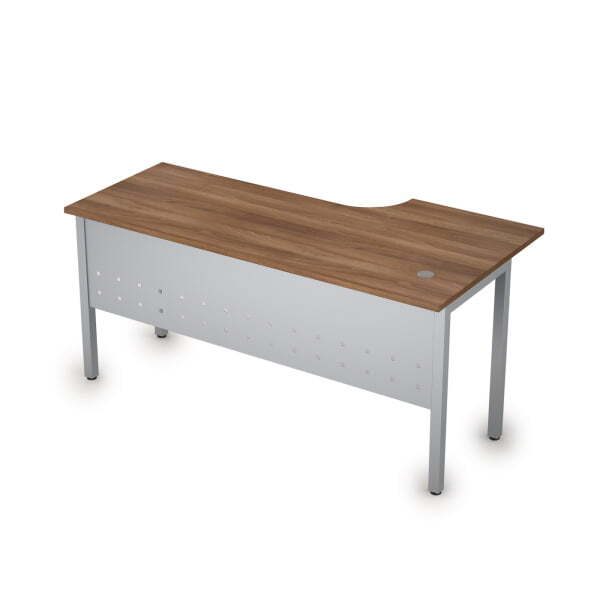 Стол письменный на металлокаркасе лев Стиль 2МК.143 1600x800x750 (Шамони темныйСерый)