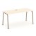 Стол рабочий ES.SP-4-LK (1580х730х750) (Тиквуд Светлый/Металл Латте)