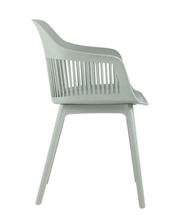Стул Crocus с подушкой серо-зеленый (Стул пластиковый Crocus серо-зеленый)