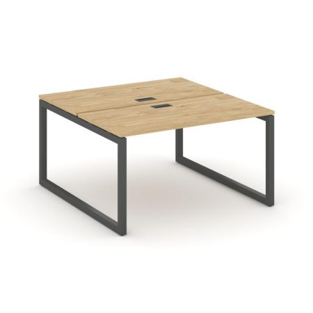 Рабочая станция 2-х сторонняя SN-5O.DRS-021 (980х1632х750) (Тиквуд Светлый/Металл Антрацит)