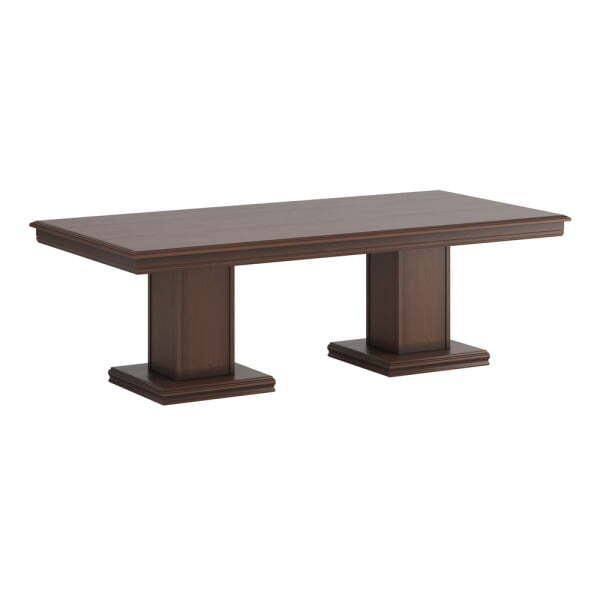 Стол для переговоров OXD292700 2400x1170x770 (Тёмный орех)