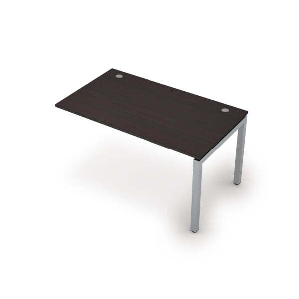 6МБК.5189 Линейная бенч-система, конечный модуль (1400x800x750) (Венге/Алюминий матовый)