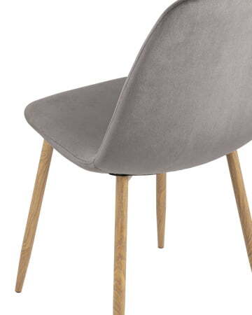 Стул Валенсия велюр серый (Стул Валенсия серый)