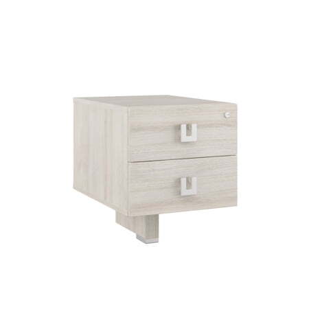 Тумба подвесная с 2 ящиками в каби руководителя SOL297301 420x570x530 (Дуб светлый Solid)