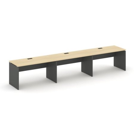 Рабочая станция 1 сторонняя SN-D.ORS-044 (4740х700х750) (Акация Лорка/Антрацит)