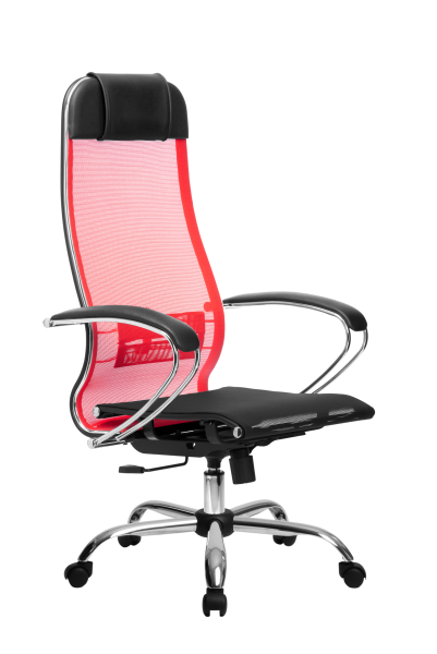 Кресло для руководителя Метта МЕТТА-4(MPRU)/подл.131/осн.003 (Красный)