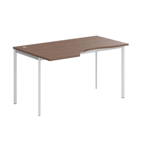 Стол эргономичный левый Имаго-С CA-2SL 1400x900x755 (Ясень ШимоБелый)