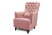 Кресло Caprize (780x790x1000) Пудровый (Пудровый)
