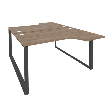 Рабочая станция на О-образном м/к Onix O.MO-D.SA-2 1380x1995x750 (Дуб Аризона/Черный металл)