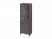 Шкаф для документов узкий Festus FI-571.G 600x460x1861 (Хромикс Белый/Камень Пьетра Гриджиа черный)
