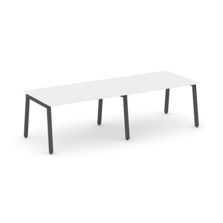 Стол переговорный SN-5A.SPRG-014.3 (3160х980х750) (Белый/Металл Антрацит)