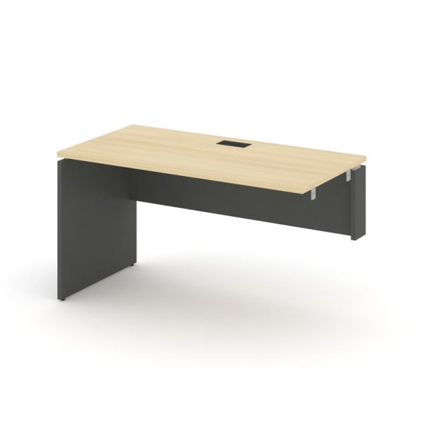 Стол-приставка к опорным элементам SN-D.OPRS-013(R) (1380х700х750) (Акация Лорка/Антрацит)