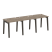 Рабочая станция на деревянных опорах Onix Wood OW.RS-3.0.7 2340x720x750 (Тиквуд Светлый/Дуб Темный)