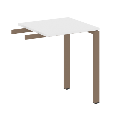 Приставной элемент Metal System Style БП.ПР-1 600x600x750 (Белый/Мокко металл)