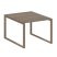 Переговорный стол 1 столешница Metal System Style БО.ПРГ-1.1 1000x1235x750 (Дуб Наварра/Серый металл)