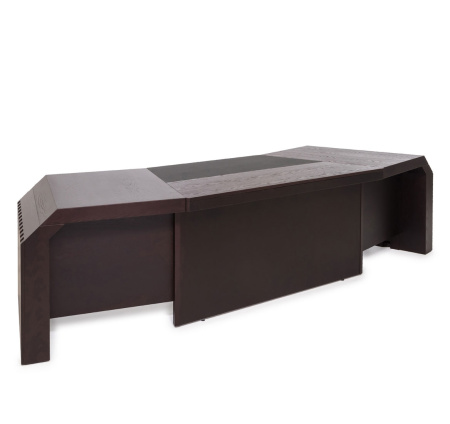 MARE Стол для руководителя 290 см (Дуб ферро/Черный)