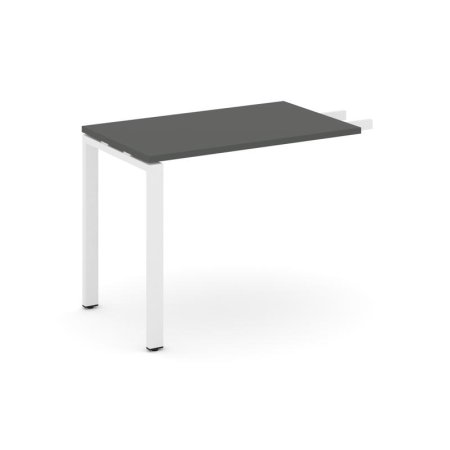 Брифинг-приставка SN-6P.BR-003 (980х600х750) (Антрацит/Металл Белый)