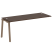 Проходной наборный элемент рабочей станции Metal System Style БА.ПРС-СП-1.5 1800x720x750 (Дуб Наварра/Серый металл)