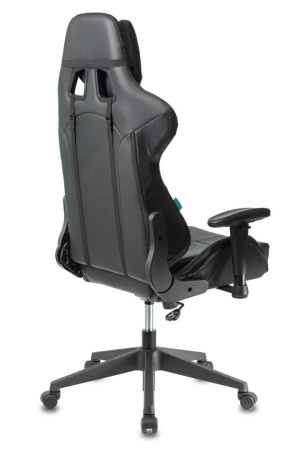 Кресло игровое Zombie VIKING 5 AERO Edition черный эко.кожа с подголов. крестов. пластик (Черный)