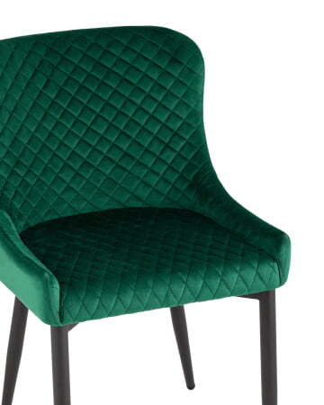 Стул Ститч велюр изумрудный (Стул Ститч изумрудный)