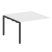 Проходной наборный элемент переговорного стола Metal System Style БП.ППРГ-2 1200x1235x750 (Дуб Наварра/Серый металл)