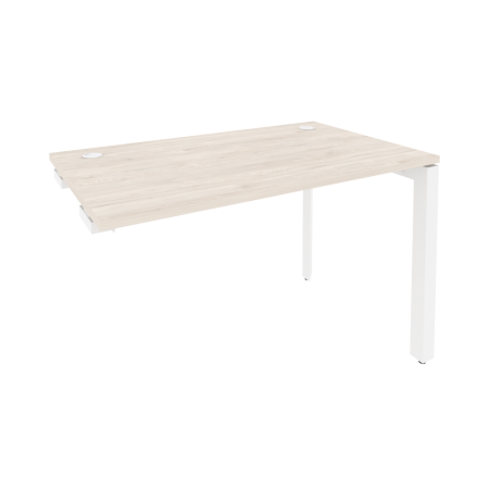 Стол-приставка на П-образном м/к к опорным элементам Onix O.MP-SPR-2.7 1180x720x750 (Денвер Светлый/Белый Металл)