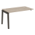 Наборный элемент рабочей станции на деревянных опорах Onix Wood OW.1.NRS-3.8 1380x800x750 (Тиквуд Светлый/Дуб Темный)