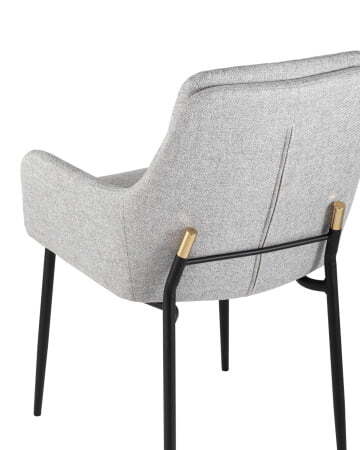 Кресло Саманта рогожка светло-серый (Стул-кресло Саманта светло-серый)