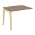 Наборный элемент рабочей станции на деревянных опорах Onix Wood OW.1.NRS-1.8 980x800x750 (Тиквуд Светлый/Дуб Темный)