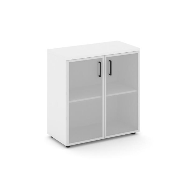 Шкаф низкий широкий SN.STS-303 (796х400х833) (Белый/Сатин)