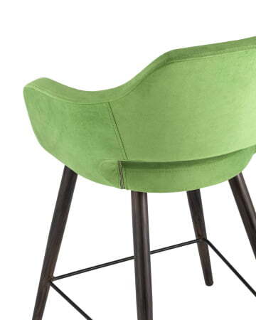 Стул полубарный Саймон велюр травяной (Стул полубарный Саймон травяной)