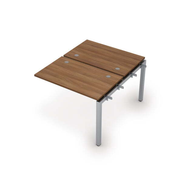 6МБС.5267 Бенч-система на 2 рабочих места, средний модуль (1000x1235x750) (Шамони темный/Алюминий матовый)