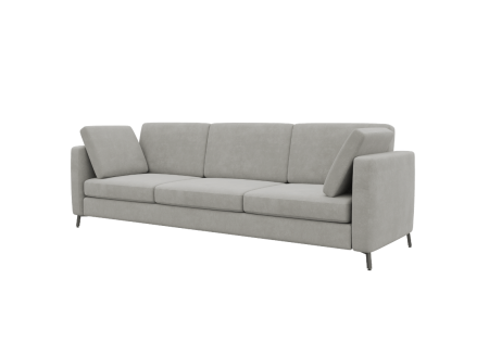 Диван трехместный BRS-3 (Timeless 04/Металл Черный)