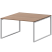 Стол переговорный на металлокаркасе Арго-М АМП.О-003.123 1400x1236x760 (Ясень шимо/Антрацит)