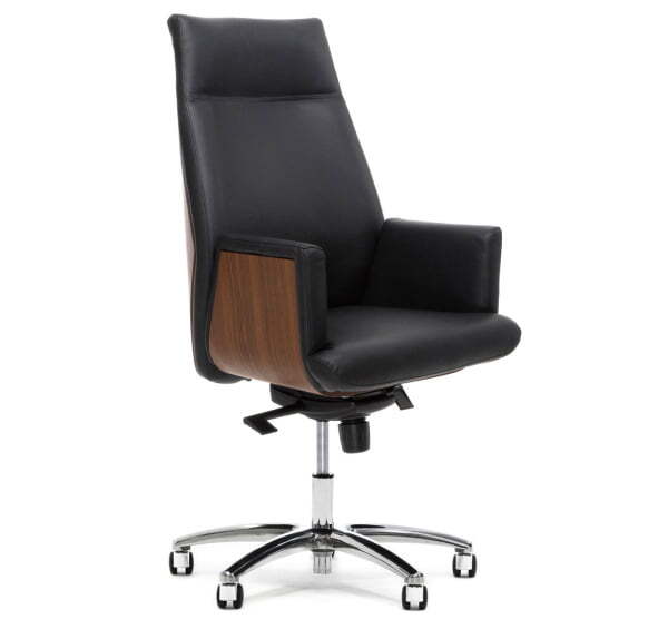 ZEUS/A Кресло для руководителя (Орех светлый | Черный)