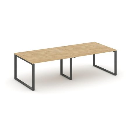 Стол переговорный SN-6O.SPRG-043.3 (2760х1180х750) (Тиквуд Светлый/Металл Антрацит)