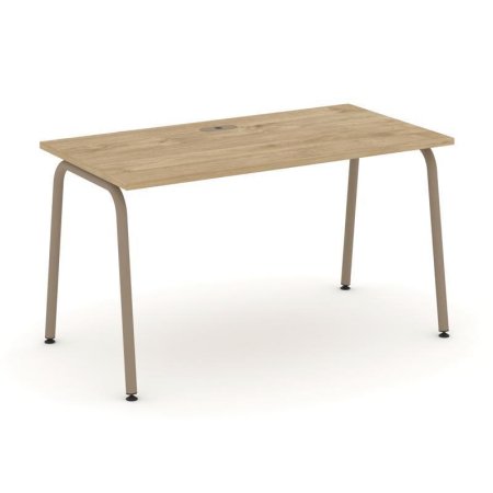 Стол рабочий ES.SP-3-LK (1380х730х750) (Тиквуд Светлый/Металл Латте)