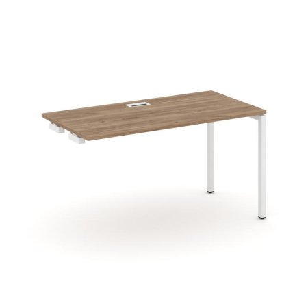 Стол-приставка к опорным элементам SN-4P.OPRS-013 (1380х700х750) (Дуб Табак/Металл Белый)