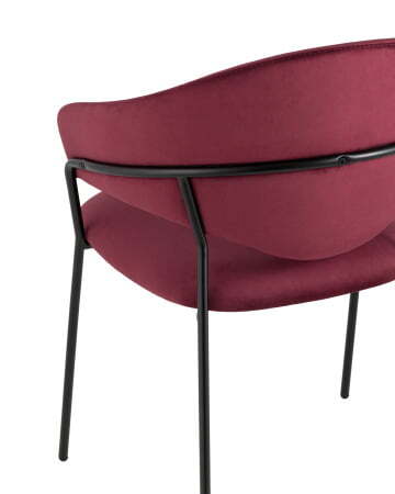 Стул Алексис велюр винный (Стул Алексис винный)