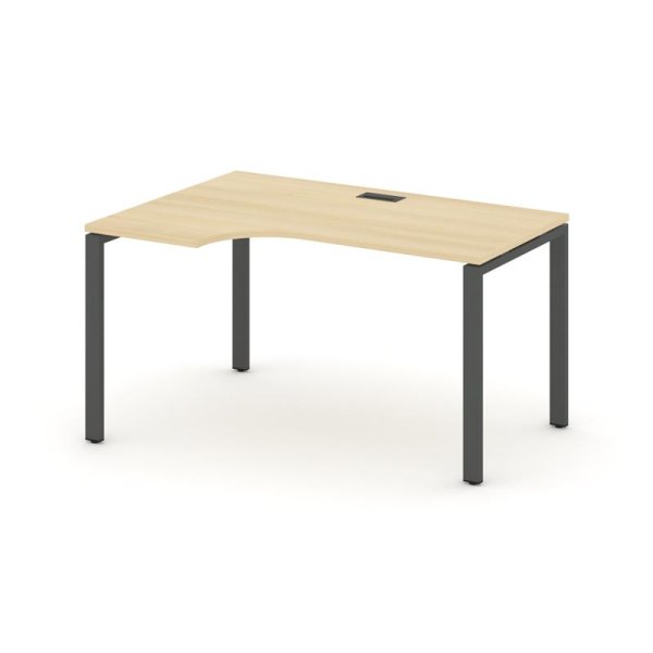 Стол рабочий эргономичный SN-6P.SPA-021(L) (1380х800/980х750) (Акация Лорка/Металл Антрацит)