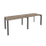 Рабочая станция на П-образном м/к Onix O.MP-RS-2.2.7 2360x720x750 (Тиквуд Темный/Белый Металл)