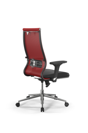 Кресло для руководителя Метта Sit 10 B2-163D - T+Extra /Km00/Wm12/D02P(M09.B23.G18.W02) (Красный | Черный)