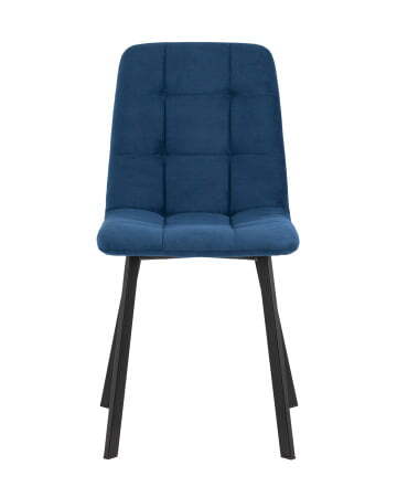 Стул Oliver Square велюр синий (Стул Oliver синий)