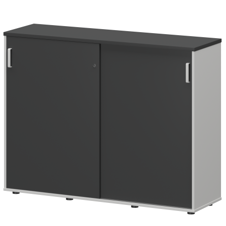 Тумба-купе Смарт СМТ-15.11К Тип2 1496x444x1175 (Белый/Графит)