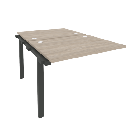 Наборный элемент рабочей станции на м/к Onix O.M-2.NRS-1.8 980x1635x750 (Дуб Аттик/Черный металл)