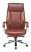 Кресло руководителя T-9924SL светло-коричневый Leather EiCHel кожа крестов. металл хром (Светло-коричневый)