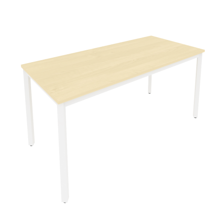 Стол письменный на металлокаркасе Slim С.СП-6 1580x720x750 (Клен/Белый металл)